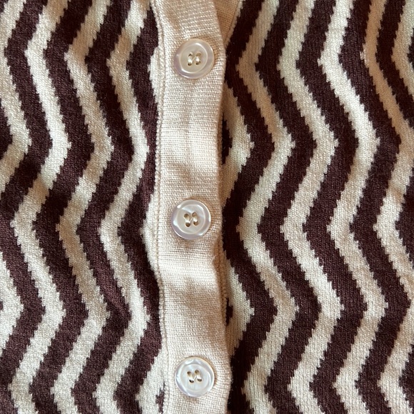 Brown/Tan Funky Halter Knit Vest - Picture 4 of 5